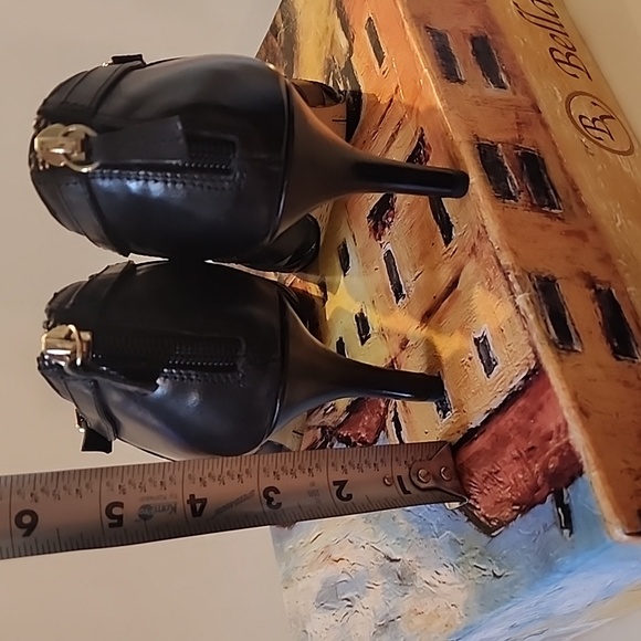 Bella Vita Dylan shoe boots, black leather size 8.5W - Picture 2 of 7